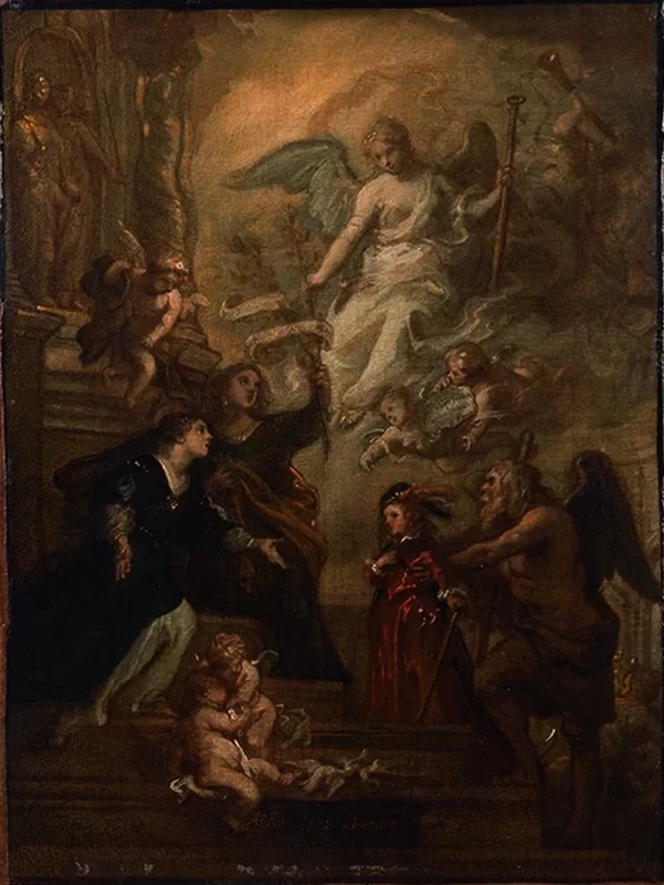 Allegoria del principe Guglielmo III come fondatore della dinastia